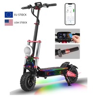 Trottinette électrique USA Stock 11 pouces S5 6000W double moteur batterie 60V38Ah vitesse 85km/h activation par mot de passe NFC