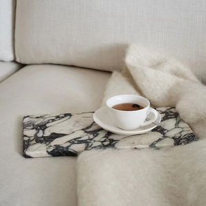 <span class=keywords><strong>Plateau</strong></span> en marbre moderne <span class=keywords><strong>de</strong></span> style scandinave Bostone Calacatta violet pierre naturelle <span class=keywords><strong>plateau</strong></span> unique ornement salon - Product Image 4