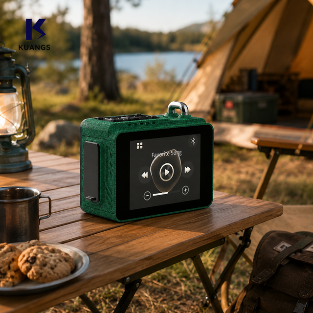 Portable Cute Mini  Speaker with Display and Subwoofer High Quality Hot Selling for Indoor or Outdoor