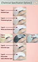 Patchs de gel hydrogel tendance OEM pour les yeux, nourrissants, anti-poches et anti-cernes, pour extensions de cils