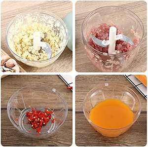 En gros, Ustensile de cuisine multifonctionnel en plastique pour la maison : Trancheuse à légumes, Robot culinaire pour aliments complémentaires, Presse-ail manuelle pour viande - Product Image 6