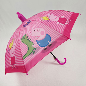 Parapluie pour enfants en pongee anti-goutte, motif dessin animé, en acier, plastique et polyester, impression numérique, pour enfants, parapluie mignon 8K en acier - Product Image 3