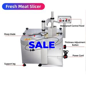 Trancheuse à viande fraîche de comptoir professionnelle, épaisseur réglable, pour bœuf, porc, agneau - Product Image 2