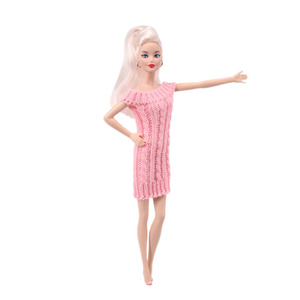 Venta Caliente de Fábrica: Vestido de Lana Colorido de Otoño, Ropa de Muñeca Hecha a Mano, Vestido de Punto, Conjuntos para Muñecas de 30 cm - Product Image 3