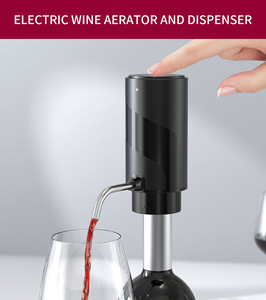 Abridor de <span class=keywords><strong>Vino</strong></span> Automático Portátil de Acero Inoxidable Negro y Plateado, de Alta Calidad y Sostenible, con Funcionamiento a Batería, Ideal para Regalos - Product Image 2