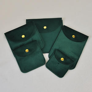 Kare altın yapış kadife takı ruj parfüm için saklama çantası özel Logo Vintage stil hediye ambalaj küçük boy toptan - Product Image 3