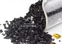 Noir de carbone de charbon actif KOH-60 de qualité alimentaire de haute qualité de coquille de noix de coco pour les additifs pétroliers prix d'usine