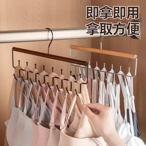 Multifunctional Clothes Rack With Hooks For Wardrobe Storage Student Dormitory Use Solid Wood Design Rectangle Shape Hook Type - Product Image 4