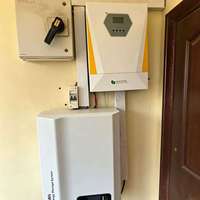 Système de stockage d'énergie domestique (ESS) solaire basse tension résidentiel, batterie LiFePO4 empilable, 6000 cycles, surveillance intelligente, système de sauvegarde PV