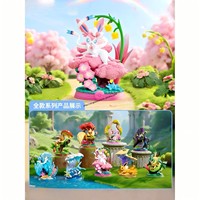 Figurine Pokémon Eevee en boîte mystère, jouet de collection, figurine d'anime, ornements, figurines d'action en PVC, jouets, boîte mystère