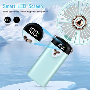 IMYCOO New Arrival 5000mAh Wireless Table Wall-mounted Mini Rechargeable Portable <b>Fan</b> Custom Powerful <b>USB</b> Small <b>Desk</b> Cooling <b>Fan</b> - Product Image 6