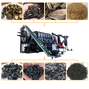 Straw Making Charcoal Machine Biochar Production Equipment Biomass Carbonization Furnace Sawdust Charcoal Making Machine - Product Image 1
