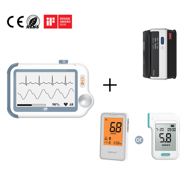 Checkme Suit CE 510K Vital Signs Monitor Portable Ecg Electrode with Blood Pressure Monitor