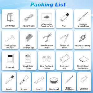 Flashforge guider 3 siêu 500 mm/giây Tốc độ nhanh tự động công nghiệp <span class=keywords><strong>3D</strong></span> máy in với máy đùn kép hỗ trợ vật liệu PLA - Product Image 6