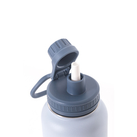 2025 nouveau thermos de gourde isolé sous vide à double paroi en acier inoxydable extérieur 1200ml 12-24 heures Performance thermique