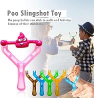 Mini lance-merde en caoutchouc pour enfants et adultes, jouet farfelu amusant pour fêtes, anti-stress, blague, cadeau, ensemble de lance-merde