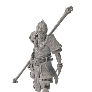 Service d'impression 3d SLM personnalisé de modèle en métal de mythe noir Wukong pour imprimer des pièces en aluminium d'acier inoxydable - Product Image 1