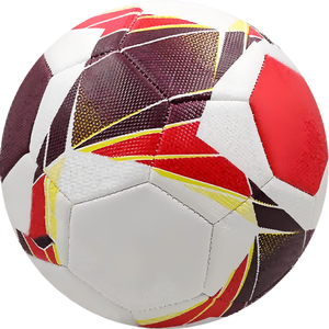 Voetbal van maat 5, met diamantstructuur, <span class=keywords><strong>PVC</strong></span>, machinaal gestikt, voor schooltraining - Product Image 3