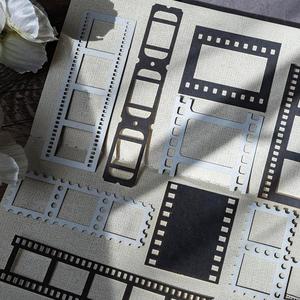 20 Fogli/Confezione Carta Decorativa <span class=keywords><strong>Serie</strong></span> Postino, Carta Base Traforata per Decorazione Bordi Quaderni Fai-da-Te, 6 Modelli - Product Image 3