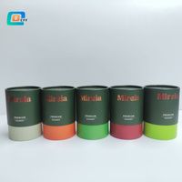 Boîte cylindre en papier pour vêtements, boîte-cadeau en carton personnalisée, avec des yeux renforcés, emballage en papier pour oreiller, 50 pièces