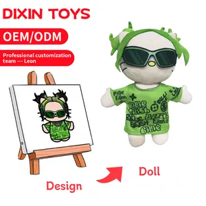 2024 Dixin Kpop Toys profesional de alta calidad pequeño MOQ juguete de peluche personalizado juguetes de animales de peluche muñecos de peluche de su diseño