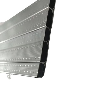 Barra espaciadora moderna de aluminio y vidrio con instalación por tornillos para vidrio aislante IGU, doble acristalamiento y puertas 8.5A 0.18 - Product Image 1