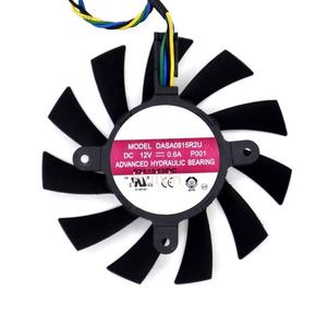 พัดลมระบายความร้อน4Pin 0.60A DC12V DASA0815R2U ขนาด75มม. GTX550TI <span class=keywords><strong>GTX460</strong></span> - Product Image 1