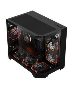 Precio de fábrica, escritorio personalizado, gabinete de vidrio templado de, caja de PC, cajas de computadora para juegos de PC y Torres, carcasa de torre media - Product Image 2
