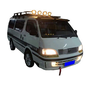 <span class=keywords><strong>Accessoires</strong></span> de voiture Barres de toit en acier noir pour Hiace Barres de toit Porte-bagages de voiture Panier à bagages - Product Image 5