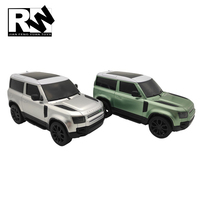 Voiture télécommandée Range Rover en plastique à l'échelle 1/24 avec lumières, jouet RW