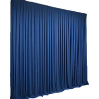 Tissu de fond de scène pour décoration de mariage, rideau en polyester effet soie de lait pour événements, fêtes, cadres de scène et décorations de tubes