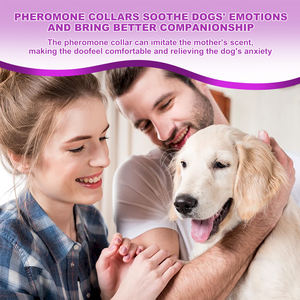 Nuevo paquete <span class=keywords><strong>natural</strong></span> efectivo de 4 collares de feromonas para perros para aliviar la ansiedad y el estrés dura 60 días para perros pequeños, medianos y grandes - Product Image 5