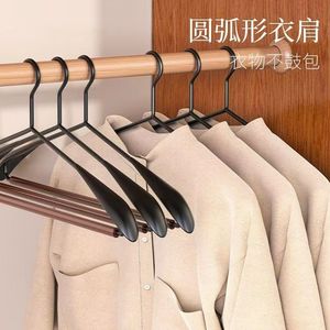 Beechwood And Wrought Iron Clothes Hanger Wide Shoulder Anti Slip No Trace For Coat Wardrobe Home Use - Product Image 3