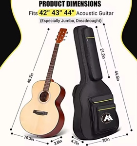 Kit borsa per strumenti musicali con <span class=keywords><strong>fodera</strong></span> in PVC impermeabile leggero per chitarra e basso con funzione USB alla moda - Product Image 5