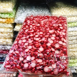 โอเลย่า ขายส่ง ไข่มุก ABS แบบแบน ขนาด 2 มม.-12 มม. ไข่มุกหลวมสำหรับงานประดิษฐ์ DIY - Product Image 2