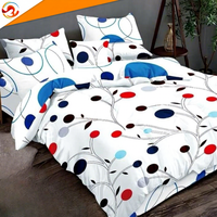 Draps de lit 3 places, 2 draps, 4 taies d'oreiller, drap de lit en 3 places, couverture de lit en polyester microfibre, ensembles de draps et taies d'oreiller