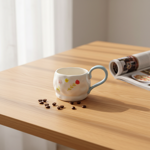 Tasse à lait en céramique Hengfei, motif dessin animé, réutilisable, passe au lave-vaisselle et au micro-ondes, mignonne, faite à la main, pour <span class=keywords><strong>café</strong></span>/thé, maison, <span class=keywords><strong>café</strong></span> - Product Image 5