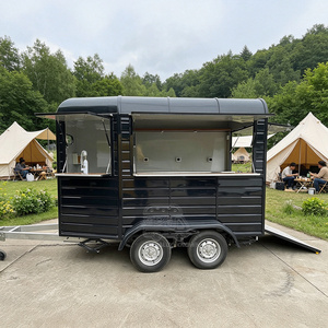 Horse <b>Bar</b> Camping Street Car Coffee Trailer Bakery Mobile Hot Dog Vans Food Truck with Full Kitchen - Product Image 4