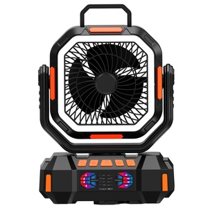 Factory Price Portable Outdoor 40000mAh Rechargeable Fan <b>Remote</b>-<b>controlled</b> Charging 4 Levels Speed <b>Lamp</b> Camping Fan - Product Image 1