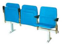 Siège pliable en HDPE pour auditorium, stade, gradins, avec coussin doux, pour les événements sportifs