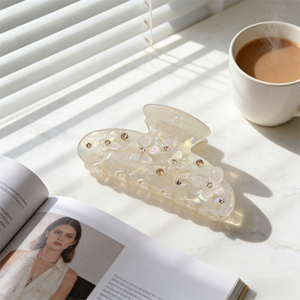 กิ๊บติดผมทรงยุโรปอเมริกัน ประดับคริสตัลรูปผีเสื้อ ทำจากอะซิเตท สำหรับเด็กผู้หญิงและผู้หญิง - Product Image 4