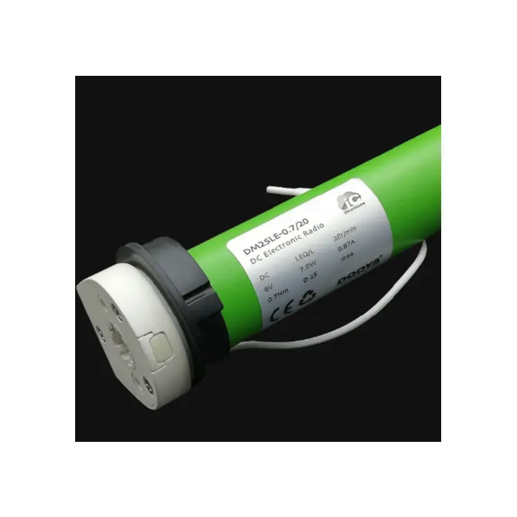 1PC DC silent motor tubular motor Roller Blinds DM25LE Rechargeable lithium battery for 38mm tube RF 433MHZ