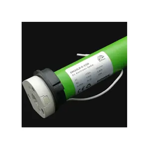 1PC DC Silent Motor Rohr motor Rollos DM25LE Wiederauf ladbare Lithium batterie für 38mm Röhre RF 433MHZ