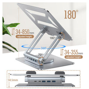 <span class=keywords><strong>Portable</strong></span> métal alliage d'aluminium 4in1 <span class=keywords><strong>gamer</strong></span> <span class=keywords><strong>ordinateur</strong></span> <span class=keywords><strong>portable</strong></span> <span class=keywords><strong>support</strong></span> de base <span class=keywords><strong>support</strong></span> pliable <span class=keywords><strong>support</strong></span> réglable rotatif <span class=keywords><strong>ordinateur</strong></span> <span class=keywords><strong>portable</strong></span> usb <span class=keywords><strong>support</strong></span> hub - Product Image 1