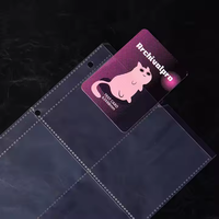 Pages de recharge personnalisées transparentes en PP double face à 4 pochettes pour classeur à anneaux et disques, pour cartes de collection et cartes à échanger