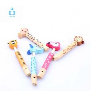 UDEAS-Juguetes de bambú de alta calidad para niños, instrumentos musicales educativos, Silbatos de madera - Product Image 3