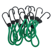Sangle de fixation élastique en acier imperméable avec boucle et crochet de 15 cm pour tente de camping extérieure, accessoires de bâche de camping