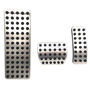 Cardimanson Stainless Steel <b>Pedal</b> Covers For Mercedes-Benz A-Class B-Class CLA GLA GLB AT Automatic Transmission - Product Image 1