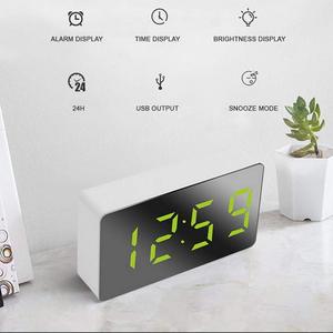 Reloj LED Alarma Pantalla grande Mini Reloj despertador <span class=keywords><strong>digital</strong></span> de temperatura silenciosa con pantalla de tiempo LED Reloj electrónico - Product Image 5