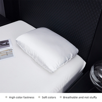Housse de coussin en satin uni, soyeuse et brillante, décorative, pour canapé, chambre, hôtel, vente en gros